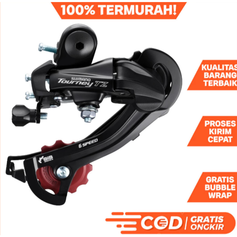 สับจานหลัง Shimano Tourney TZ500 6/7/8 Speed || สับจานหลัง Shimano RD-TZ500 6/7/8 สปีด