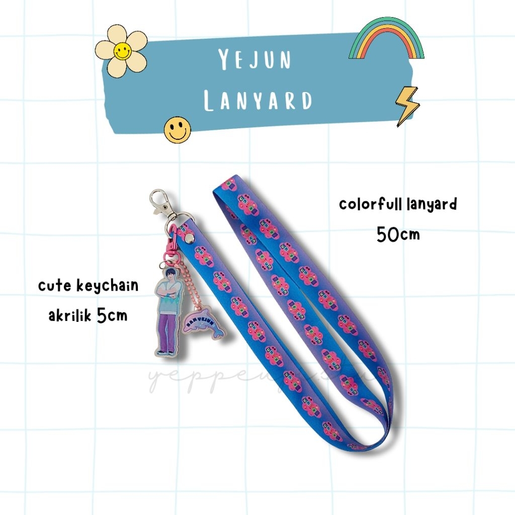 GANTUNGAN Plave Lanyard พวงกุญแจ KPOP | เชือกเส้นเล็ก Plave Yejun | แลนการ์ดแบบกําหนดเอง | พวงกุญแจ 