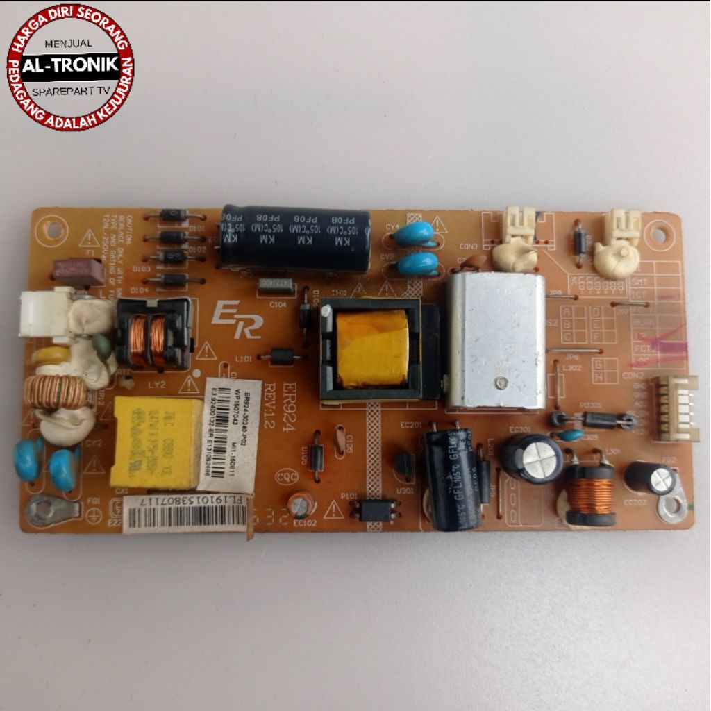 ICHIKO 19 INCH LED TV POWER SUPPLY PSU REGULATOR POWER SUPLAY ER924-30240-P02