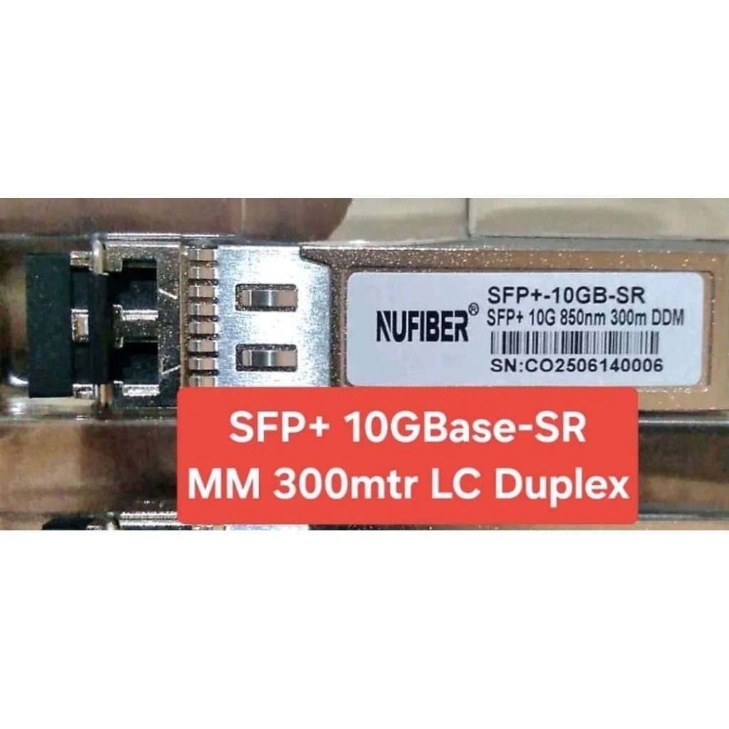 NuFiBER SFP+ 10G 850NM Multimode 10GBase-SR LC Duplex DDM NF-SFP+-10G-SR/SW SFP Transceiver 10Gbps 1
