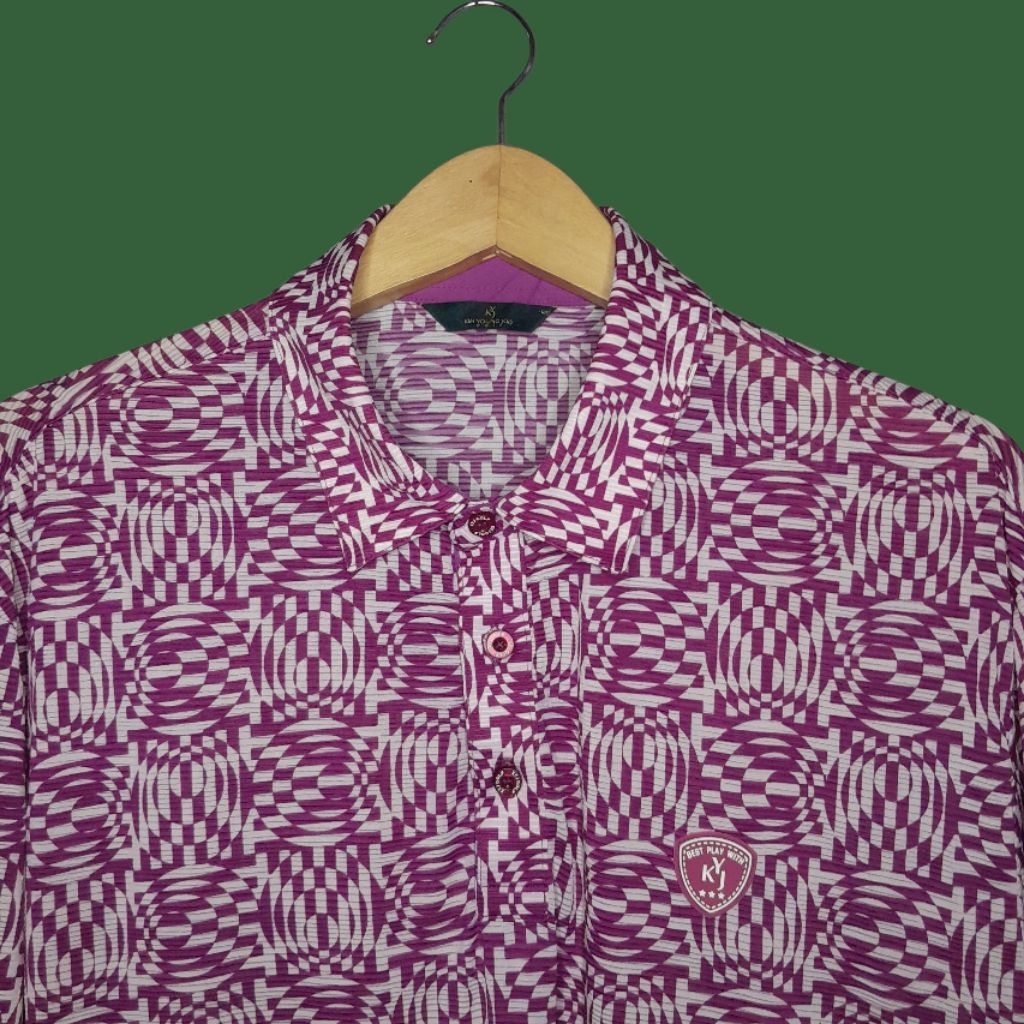 KYJ GOLF เสื้อยืดกีฬาคอปกผู้ชาย เสื้อกีฬาผู้ชาย