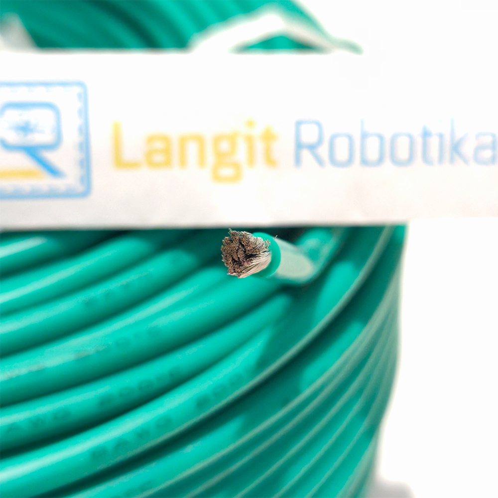 HIJAU AWG 8 สายซิลิโคน AWG8 สายซิลิโคนสีเขียวทนความร้อน