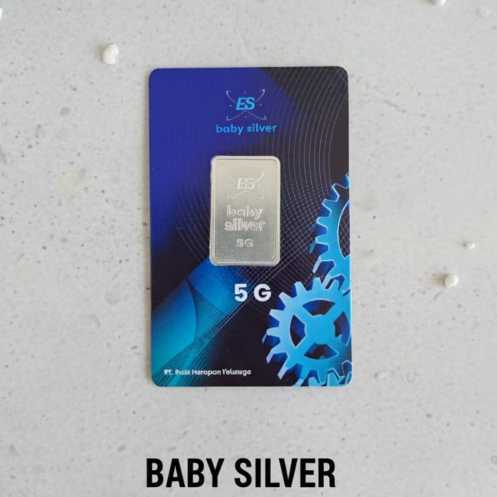 Baby Silver 5 กรัม Fine Silver Bar Pure Silver Bars Original Precious Metal