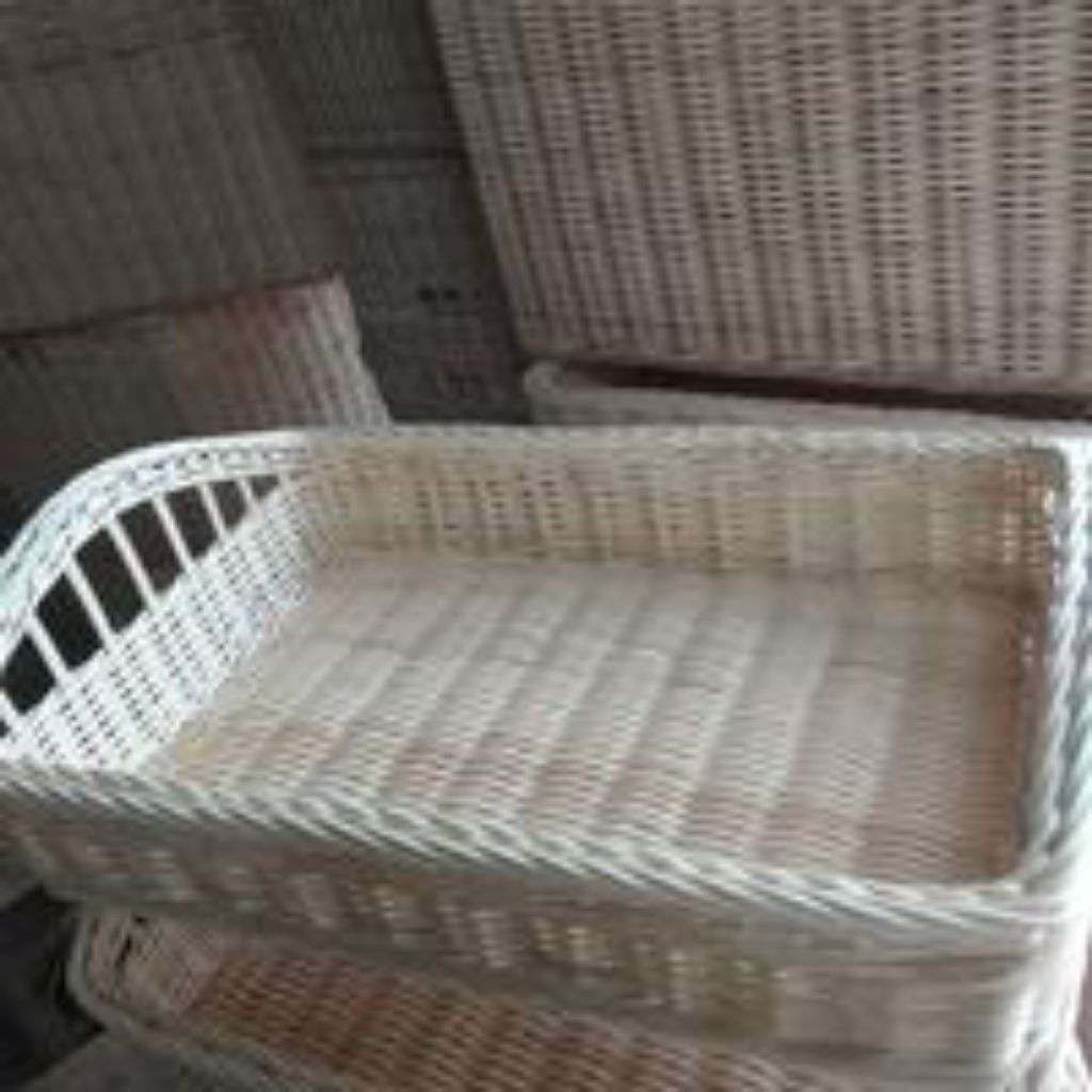 RATTAN PARCEL BASKET