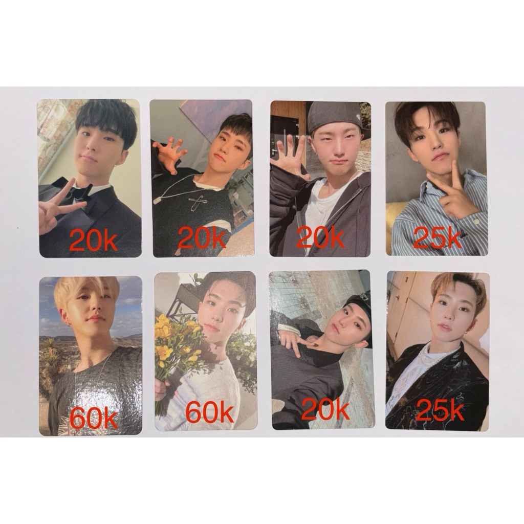 Photocard Hoshi Doyom Seungkwan Vernon Seventeen