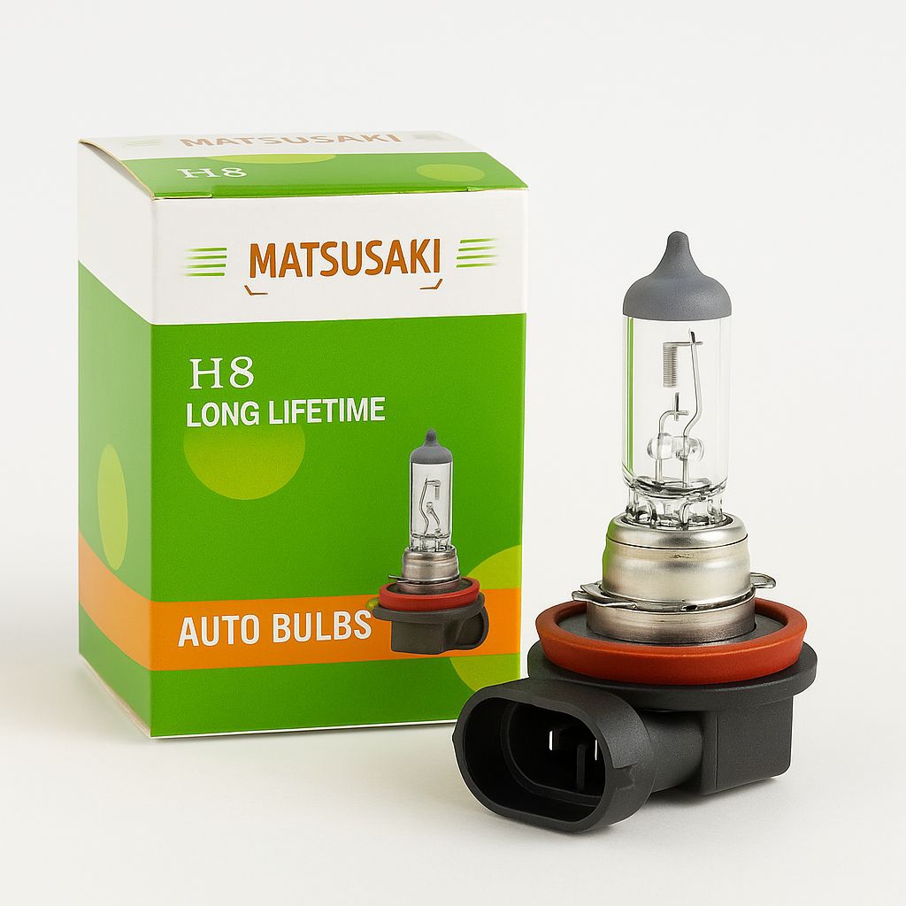 โคมไฟ Matsuaki 12V 35W H8 | SUPER Durable H8 Foglamp Bulb | ต้นฉบับต้นฉบับต้นฉบับ