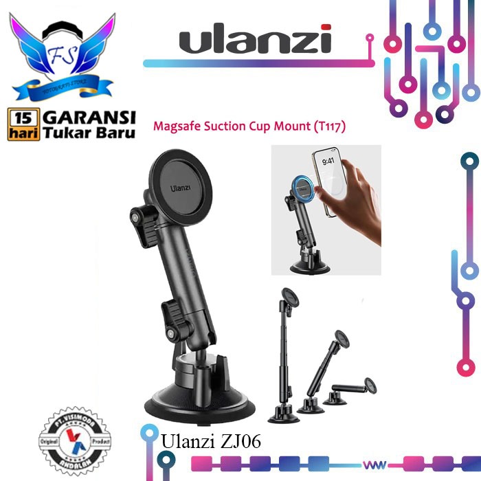 Ulanzi ZJ06 ZJ 06 Magsafe Vacuum Cup Mount (T117) ของแท้
