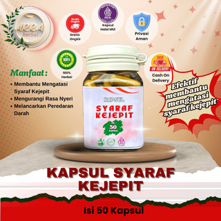 Kapsul Syaraf Kejepit Arra Herbal Asli Isi 50 Kapsul Mengatasi Sakit Syaraf Kejepit
