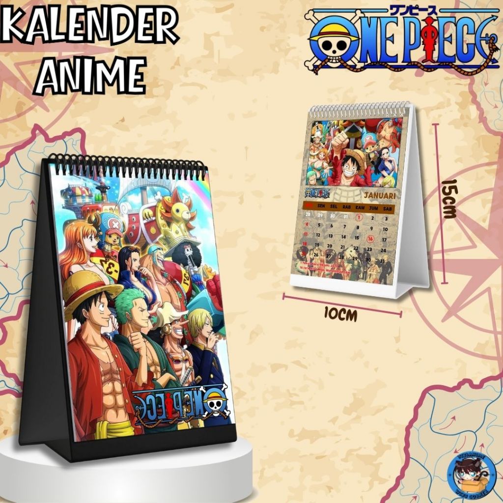 ANIME CALENDAR / ONE PIECE CALENDAR 2026 / DESK CALENDAR / ONE PIECE 2026