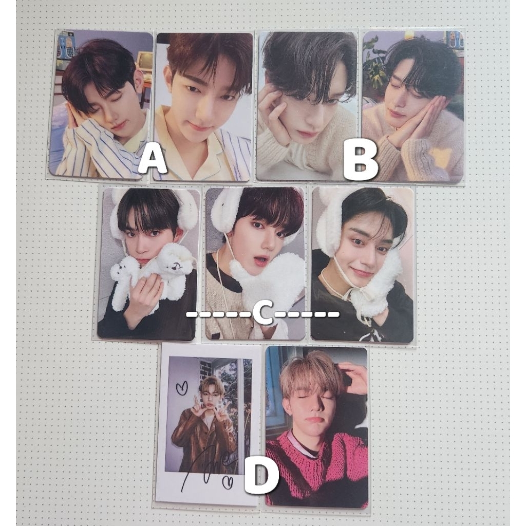 Zb1 photocard zerobaseone hanbin zhanghao jiwoong sg24 makestar นิตยสารหมีขั้วโลก