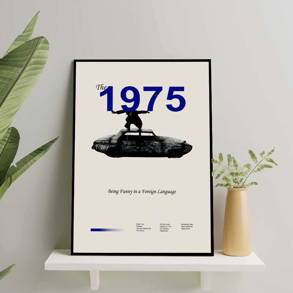 อัลบั้มปกโปสเตอร์ 1975 Frameblock