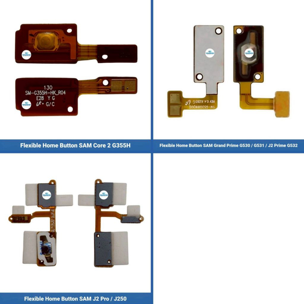 ปุ่มบ้านแบบยืดหยุ่น SAM Core 2 G355H - Grand Prime G530 G531 J2 Prime G532 - J2 Pro J250