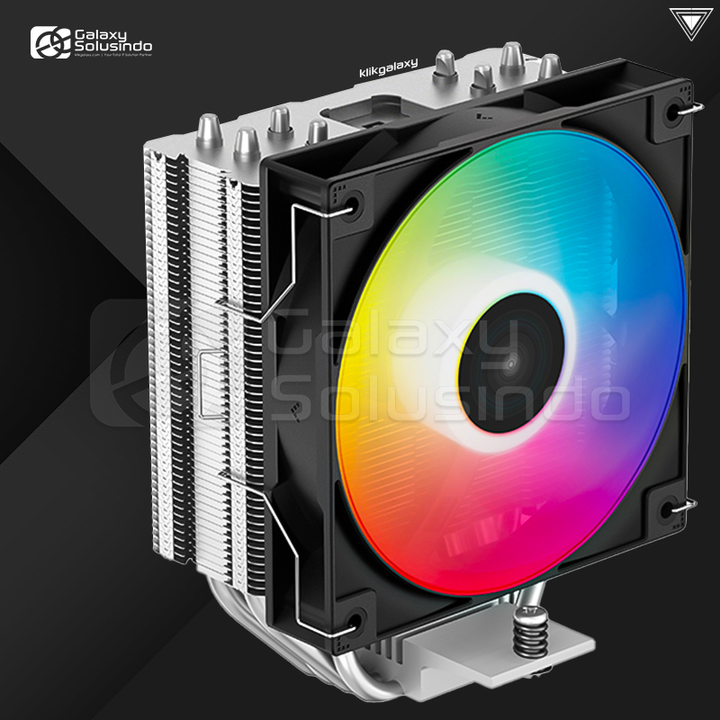 DeepCool AG400 สีดํา LED คงที่ RGB CPU Cooler