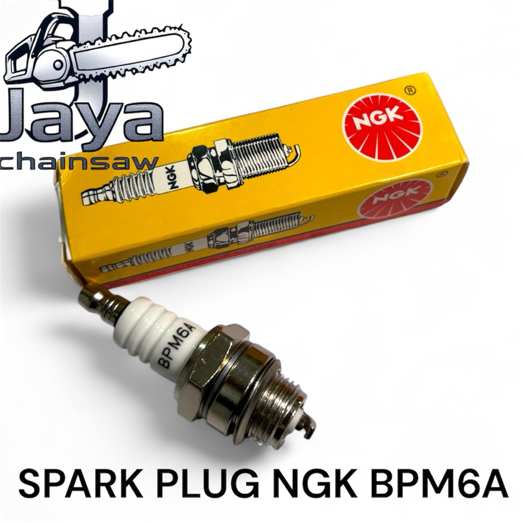 MESIN NGK BPM6A LAWN และ CHAINSAW SPARK PLUG