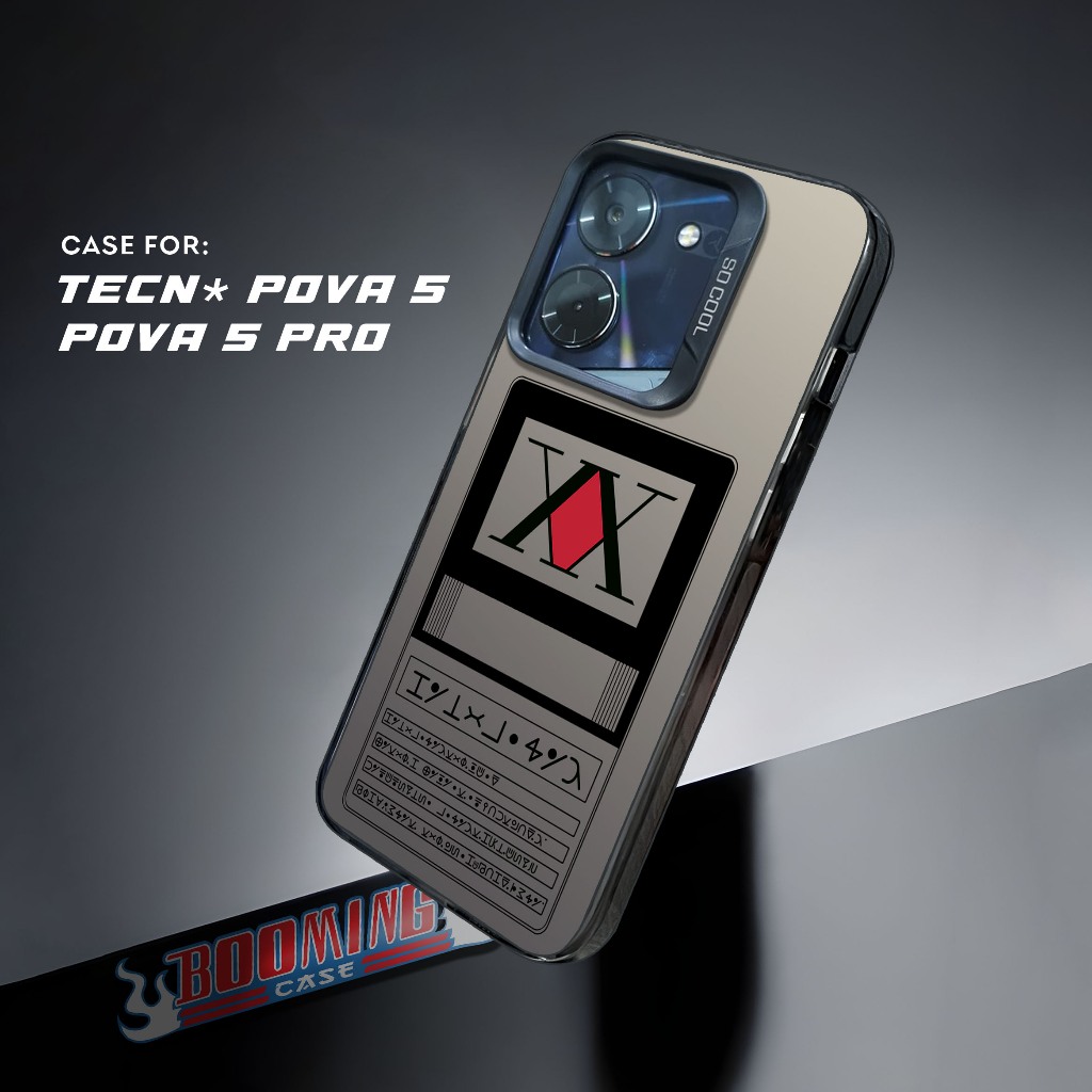 เคส HP Tecno Pova 5 5 Pro Premium Matte Softcase Hybrid IMD Plate Hologram Phone Case - HUNTER X HUN