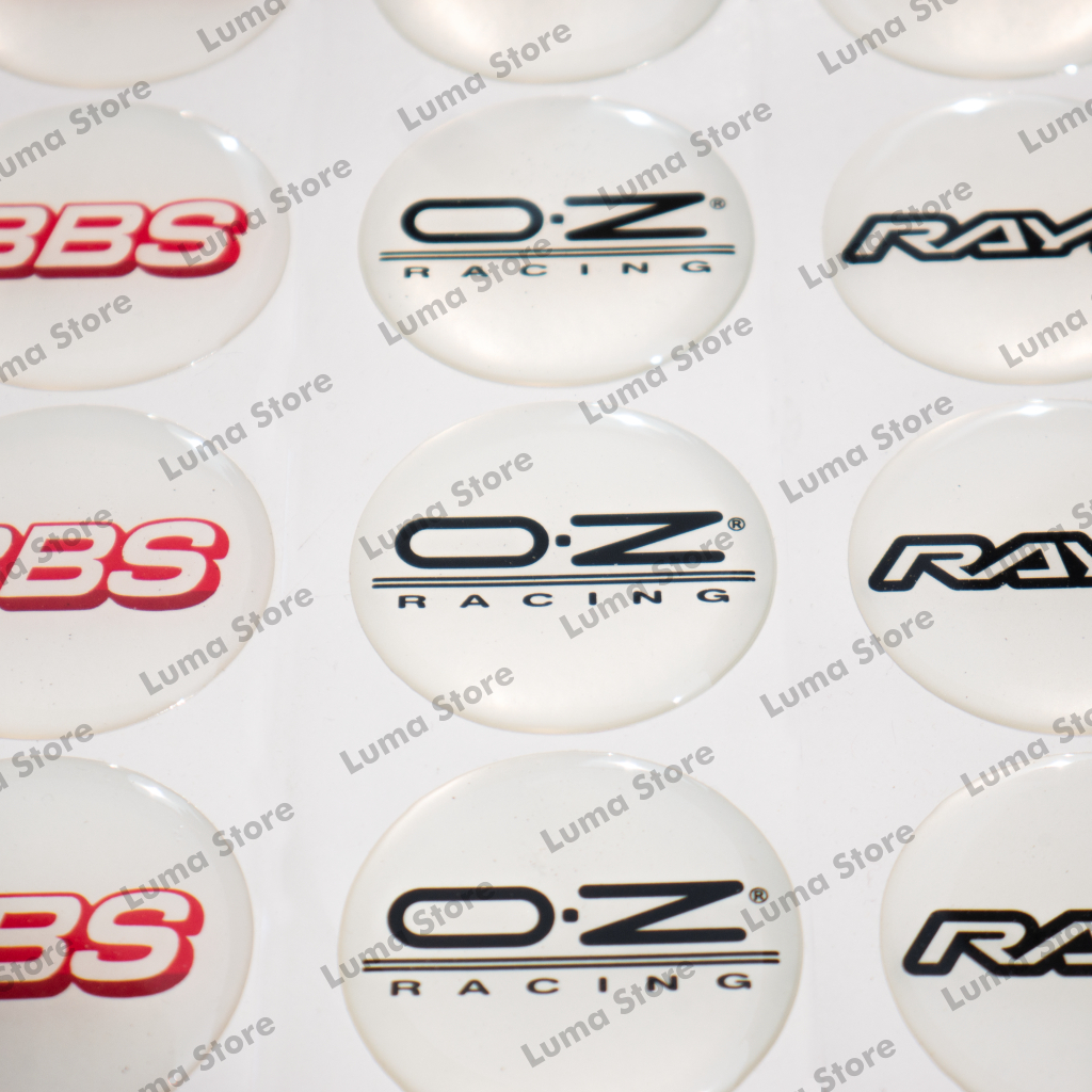 ความเร็วอัตโนมัติ B2S RACING RIM สติ๊กเกอร์ HSR LENSO MUGEN POWER OZ RACING RAYS SP4RCO RAISED RESIN สติ๊กเกอร์ - รูปที่ 2