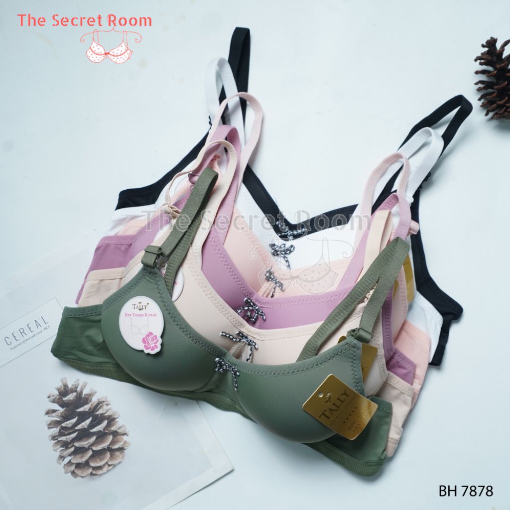 TALLY BRA BH 7878 l SIZE 34 = CUP A, SIZE 36 = CUP B SMALL, SIZE 38 = CUP B l THIN FOAM l WITHOUT WI