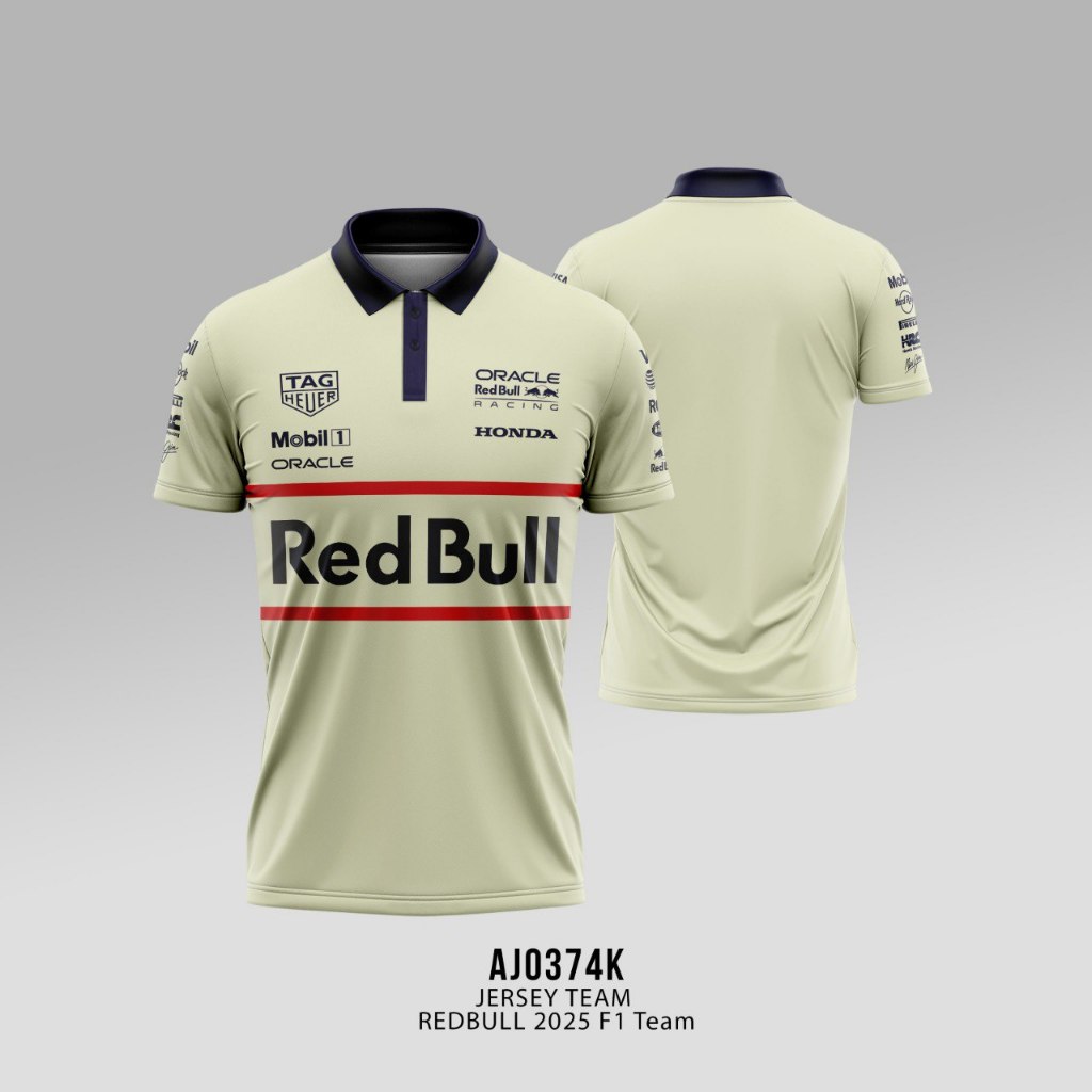 F1 TEAM REDBULL 2025 เสื้อแข่ง FULLPRINT