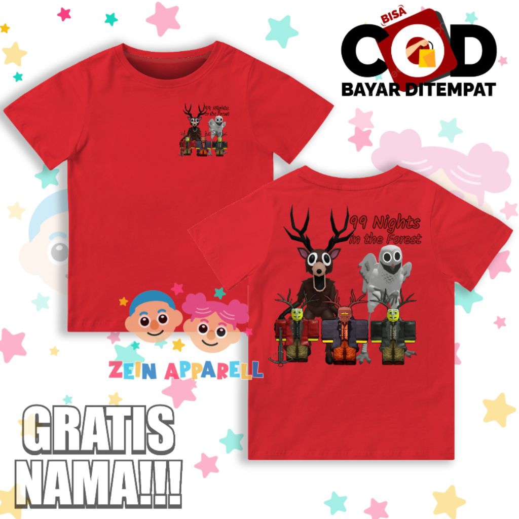 99 Night In The Forest เสื้อยืดเด็ก - 99 Night In The Forest Kids Fashion - 99 Night In The Forest เ