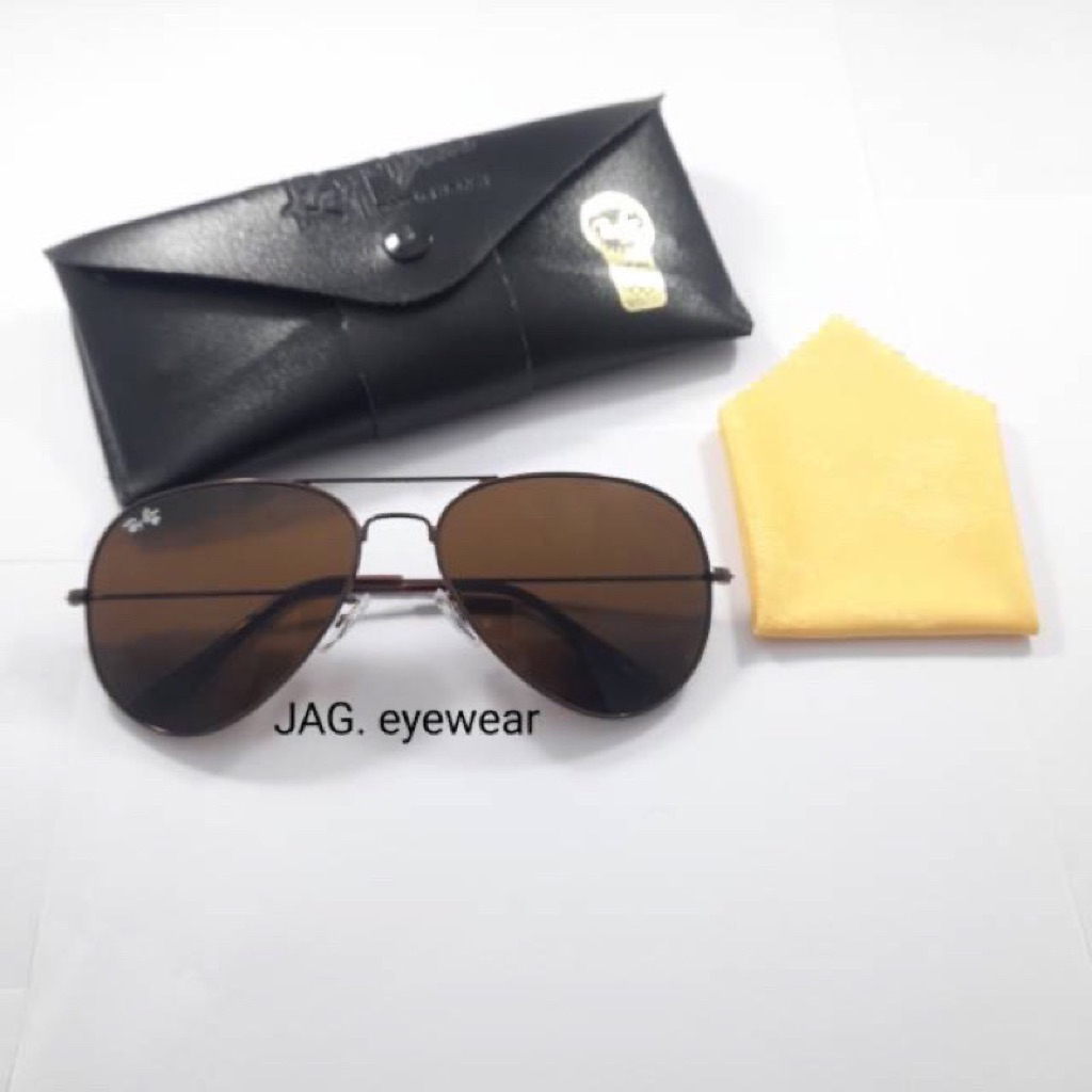 MATA BL BROWN GLASSES ขนาด 62 & ขนาด 58 STRAIGHT HANDLE LENS COOL GLASS MATERIAL ON THE EYES ฟรีกล่องและเช็ด