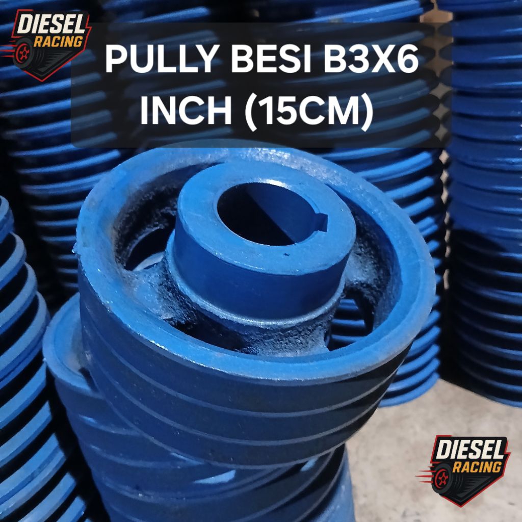 IRON PULLY B3X6 INCH (15CM) AS 25, 27, 30, 35, 38, 32, 42, 48, 50, 2in, งอ