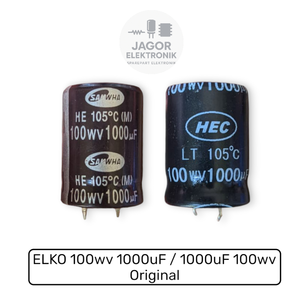 ELKO 100V 1000UF SAMWHA-HEC NAIL LEGS