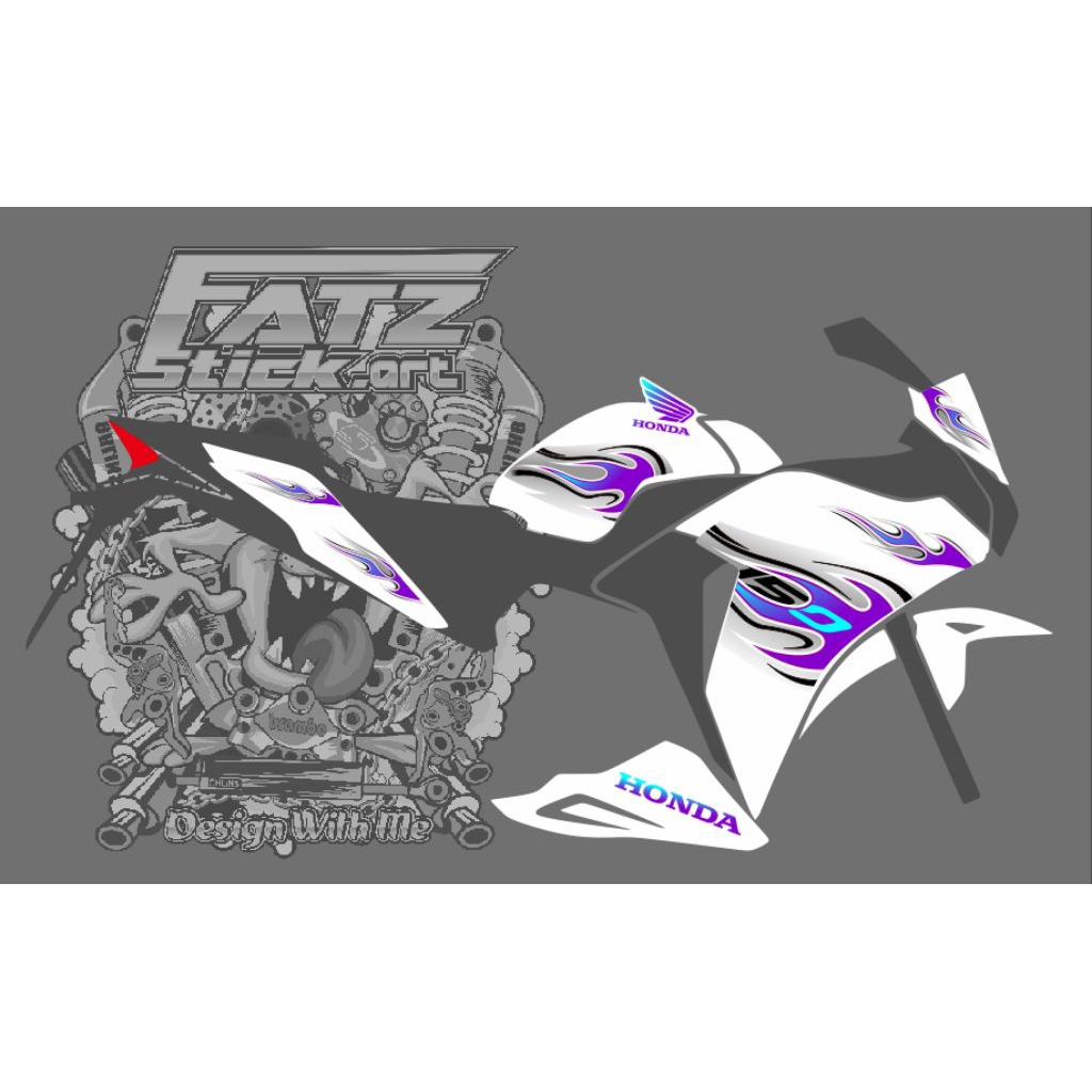 สติ๊กเกอร์ AI HOTWHEELS CBR 150 CBU RAINBOW / สติ๊กเกอร์ VARIATION / STRIPING CBR 150 ประเทศไทย