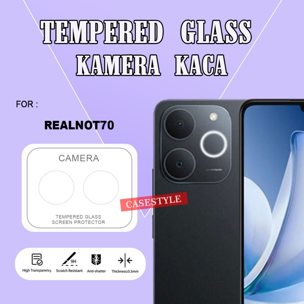 กล้องกันรอยขีดข่วน Realme Note 70 Realme P3 5G Realme C71 กระจกกันรอยกล้อง / กระจกนิรภัย Realme Note