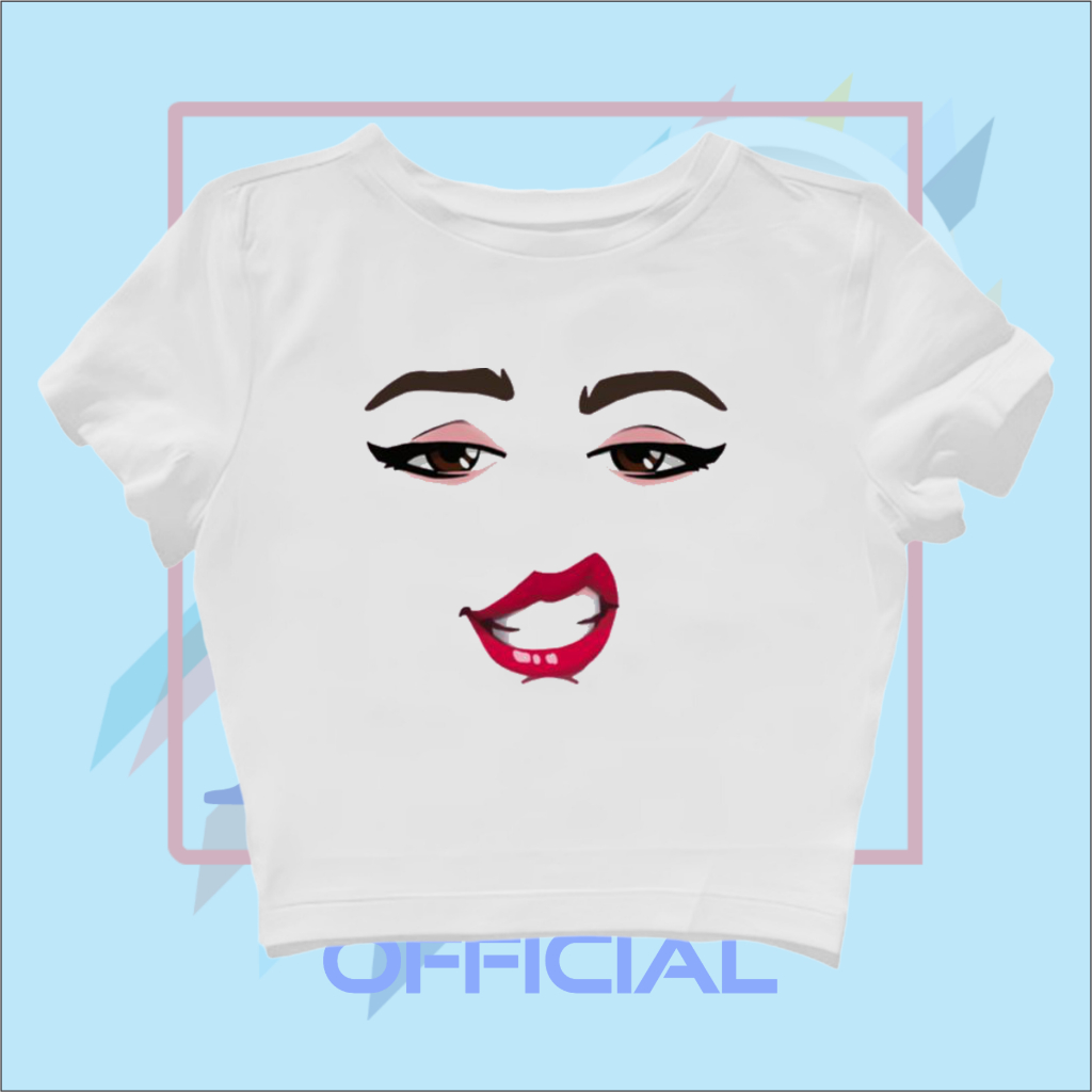 CROP TOP FACE | เบบี้ที | น่ารัก FACE CROP TEE | GRUNGE GRUNGE GRUNGE GRUNGE GRUNGE GRUNGE GRUNGE | 