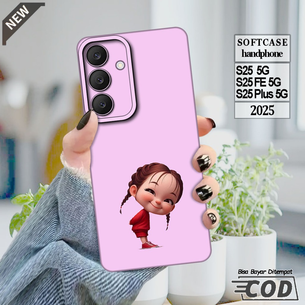 เคส Samsung S25 - Samsung S25 FE - Samsung S25 PLUS - Samsung S25 ULTRA _ เคสซิลิโคนสีดําใส