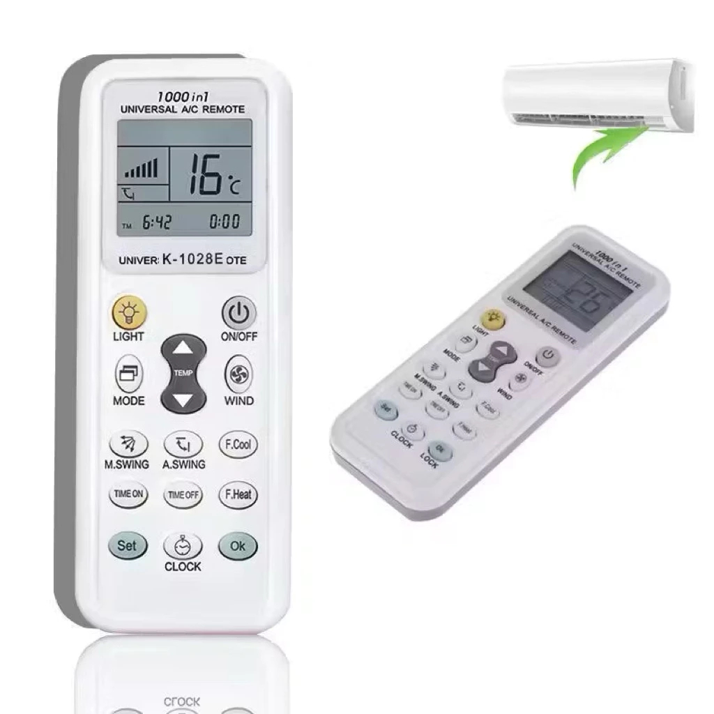 Universal AC Remote 1000 in 1 เครื่องปรับอากาศ AC K1028E ทุกประเภท - รีโมทคอนโทรล K-1028E Controller