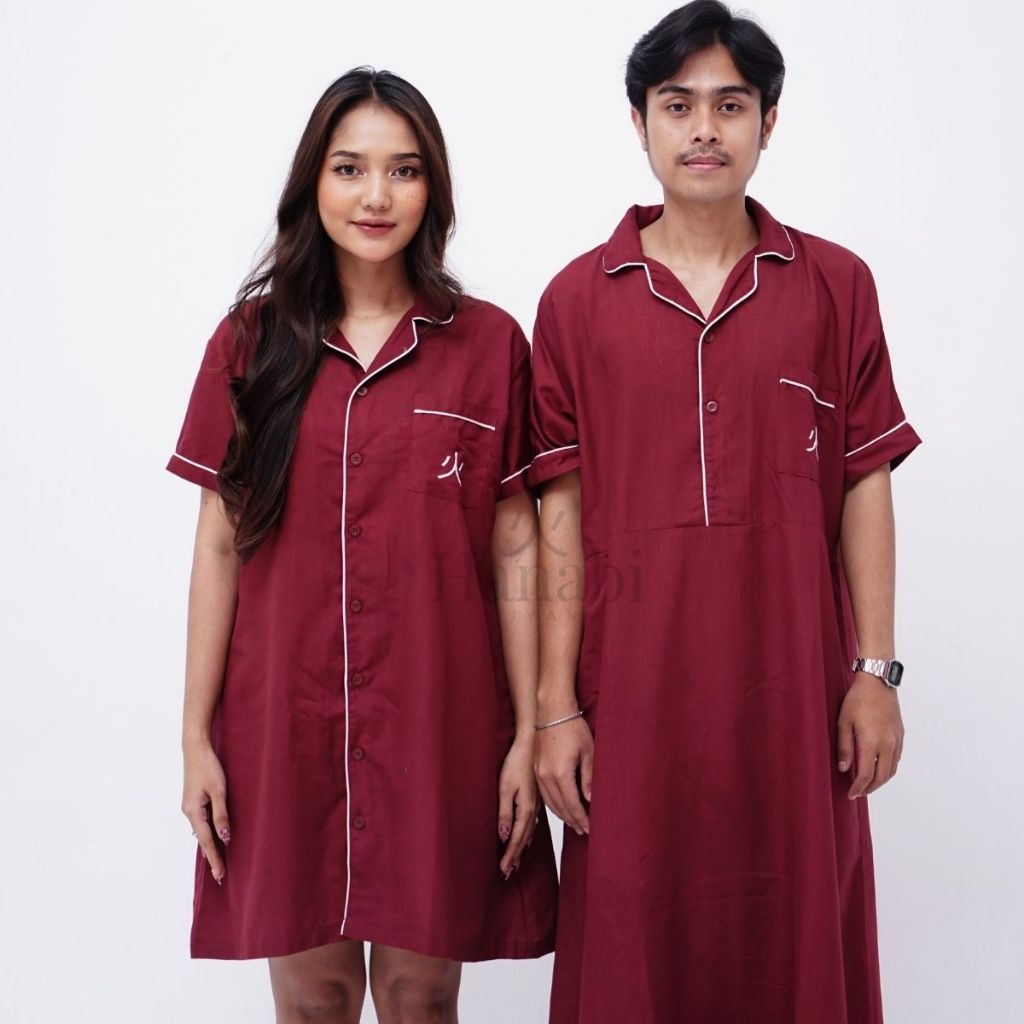[COUPLE DRESS TYPE] Hanabi Couple Pyjamas Dress/แบบตะแกรง