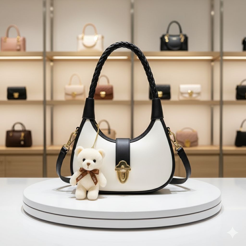 รับประกัน Stylish Trend Simple Design Korean Model Elegant Womens Shoulder Bag King Autoholic