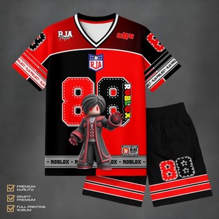 Setelan Jersey Anak Roblox No 88 Full Sublim Printing Keren dan Adem | Setelan Jersey Anak Roblox Adem Jersey Roblox Anak 88 Sporty Terbaru