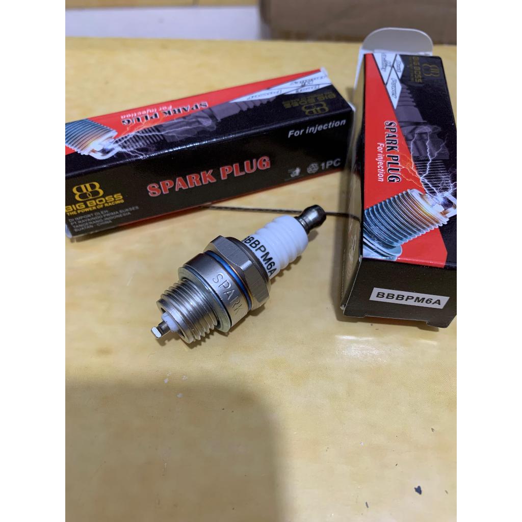 SPARK PLUG (WITH RESISTOR) ยี่ห้อ BPM6A BIGBOSS