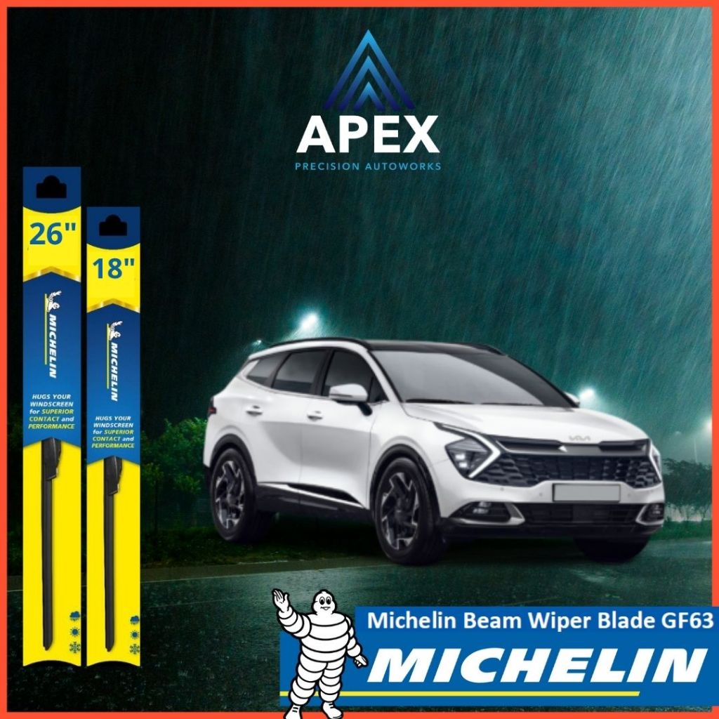MICHELIN FRAMELESS WIPER GF63 KIA SPORTAGE (NQ5)