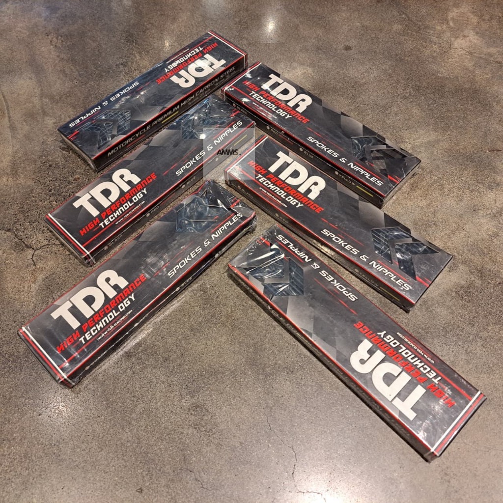 TDR SPOKES / TDR RACING MOTORCYCLE SPOKES สีดํา