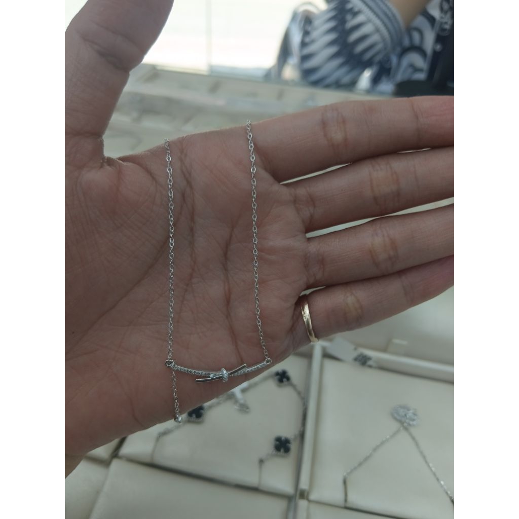 CLM สร้อยคอริบบิ้นห้อยสวยงาม 13459