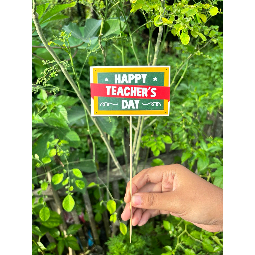 TOPPER HAPPY TEACHER DAY WRITING TEACHERS DAY