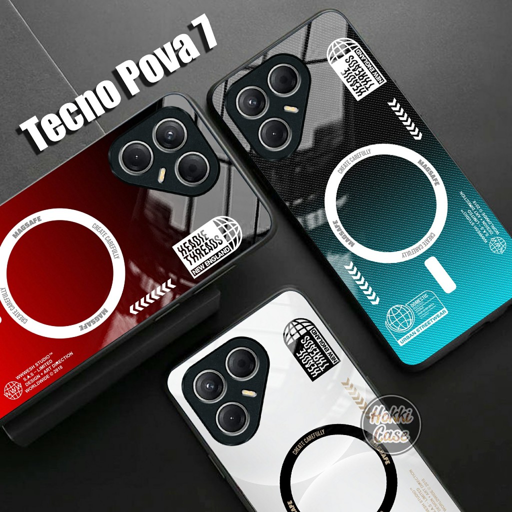 เคส HP Tecno Pova 7 - Tecno Pova 7 Glass Softcase - เคสโทรศัพท์ Tecno Pova 7 - Tecno Pova 7 Silicone