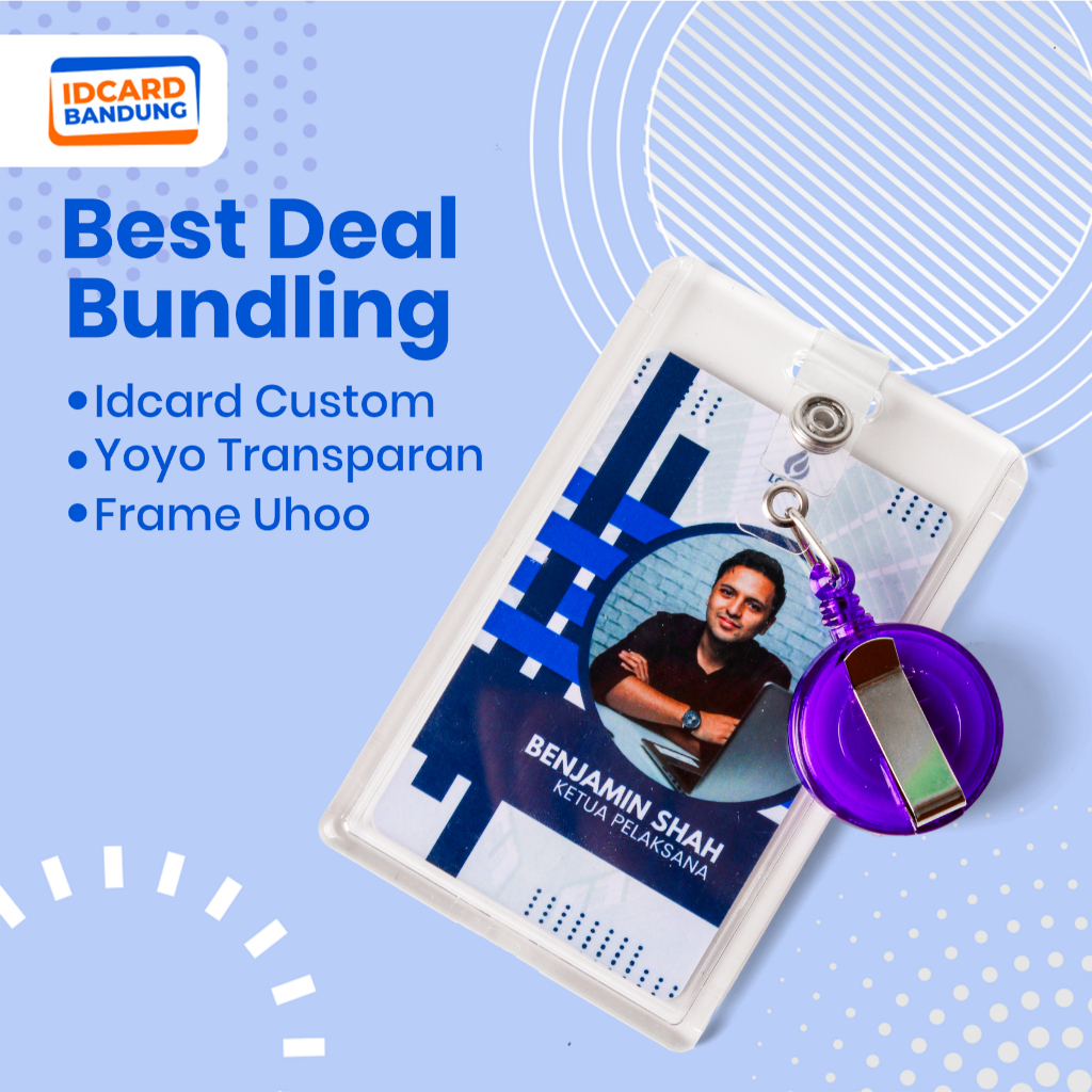 แพ็คเกจสมบูรณ์ของ ID CARD / TRANSPARENT YOYO / UHOO FRAME