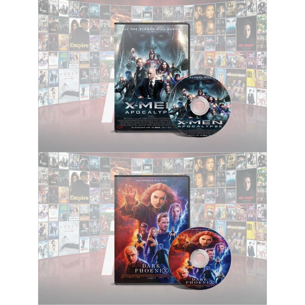DVD X-Men Apocalypse (2016) + DVD X-Men Dark Phoenix (2019)