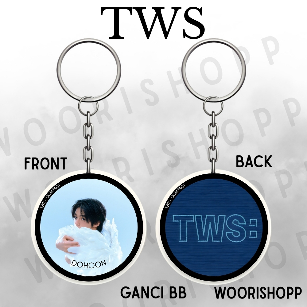 GANTUNGAN TWS COMPACT KEYCHAIN REVERSIBLE KEYCHAIN KPOP UNOFFICIAL DOHOON HANJIN JIHOON SHINYU KEYCH
