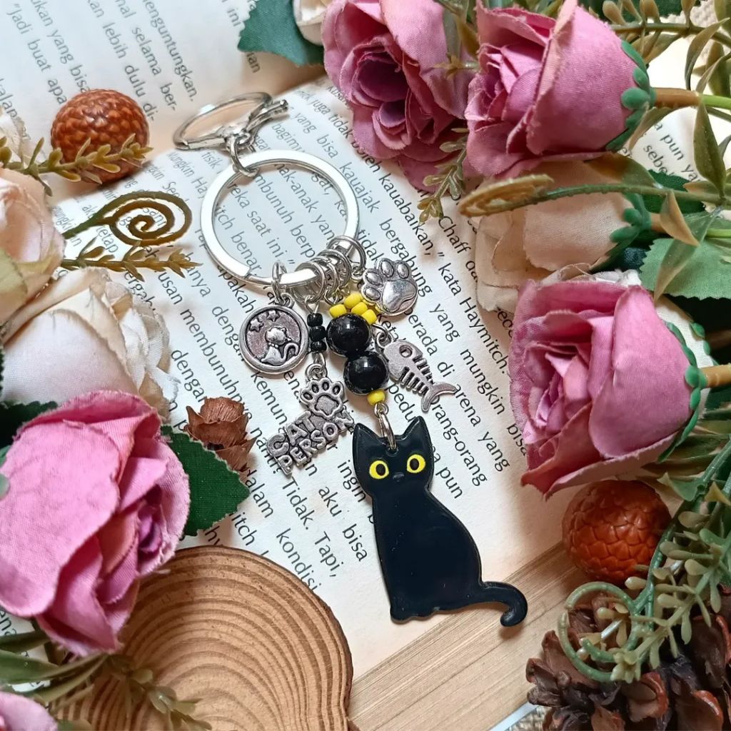 พวงกุญแจ GUNGAN The Black Cat Bagcharm