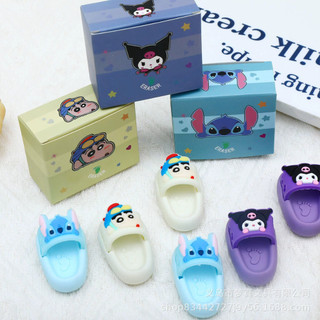PENGHAPUS SANDAL SANRIO STITCH SHINCHAN / ERASER MOTIF SANDAL SANRIO / ERASER STITCH / ERASER SHINCHAN