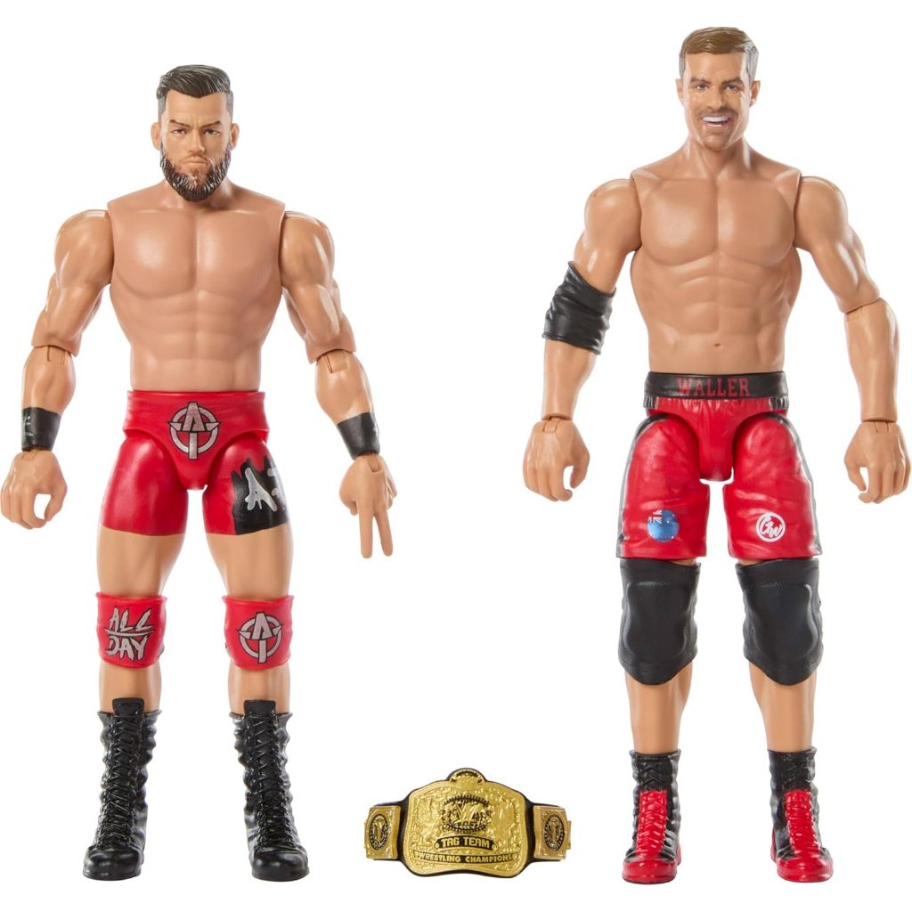 READY MATTEL WWE MAIN EVENT SHOWDOWN ACTION FIGURES 2-PACK พร้อมอุปกรณ์เสริม, ชุด 22 AUSTIN THEORY