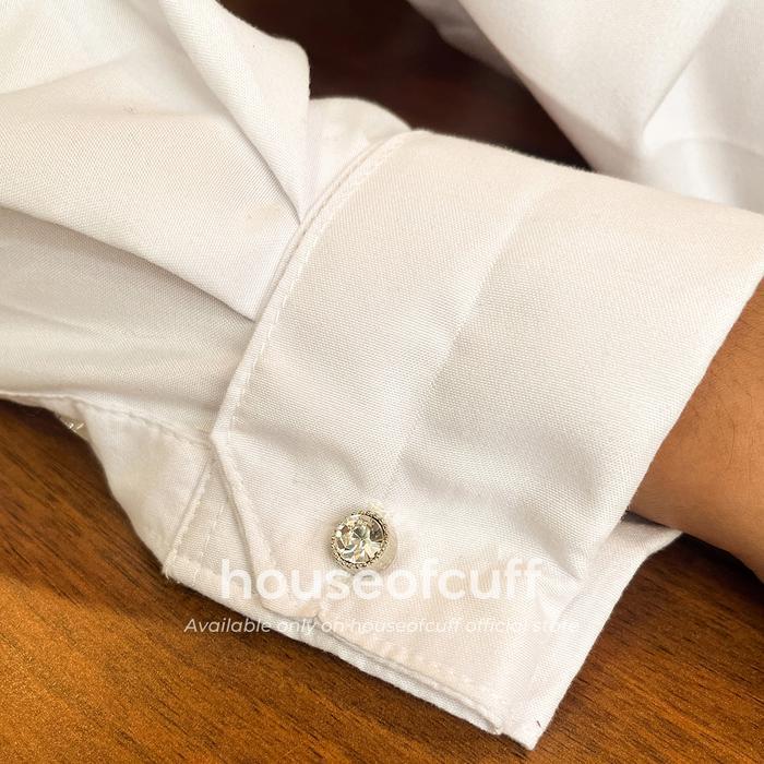 KEMEJA Houseofcuff Cufflinks French Cuff Shirt Button Cuff DM003