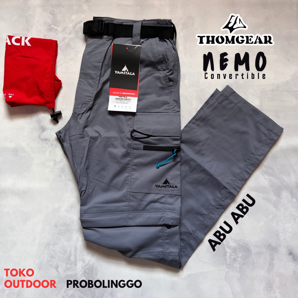 Yamitala Nemo Convertible Pants Quickdry Stretch Elastic Thomgear กางเกงภูเขาผู้หญิง