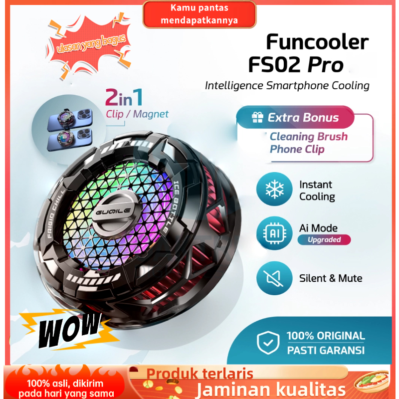 Funcooler FS02 Pro Fan หม้อน้ําคูลเลอร์ HP พัดลมระบายความร้อนสําหรับเล่นเกม