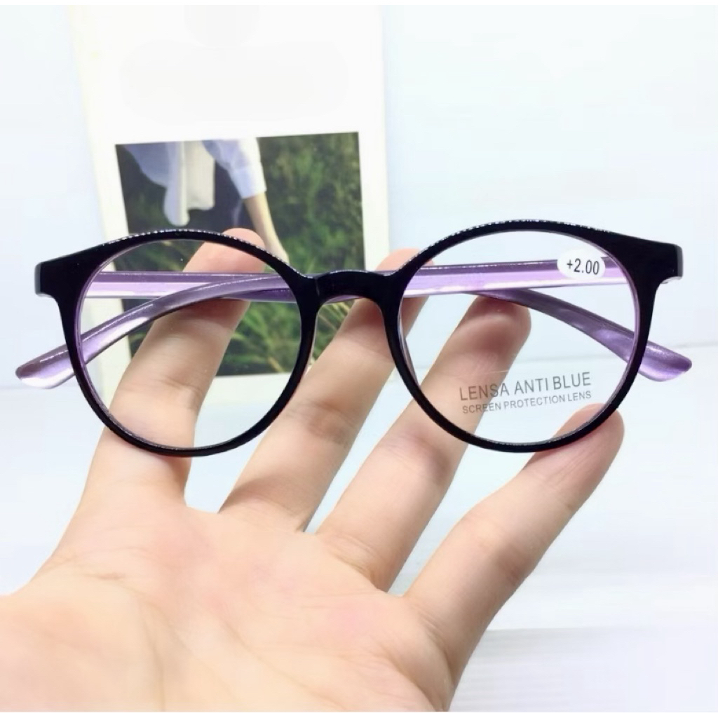 ELDORA / READING GLASSES ANTIRADIATION LENS PLUS NEAR-SIGHTED GLASSES LENS +1.00 SD +3.00 GG203 D AB